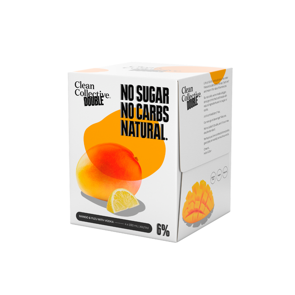 Double Mango & Yuzu with Vodka (6% Alc)