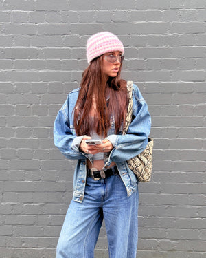 Pink Beanie