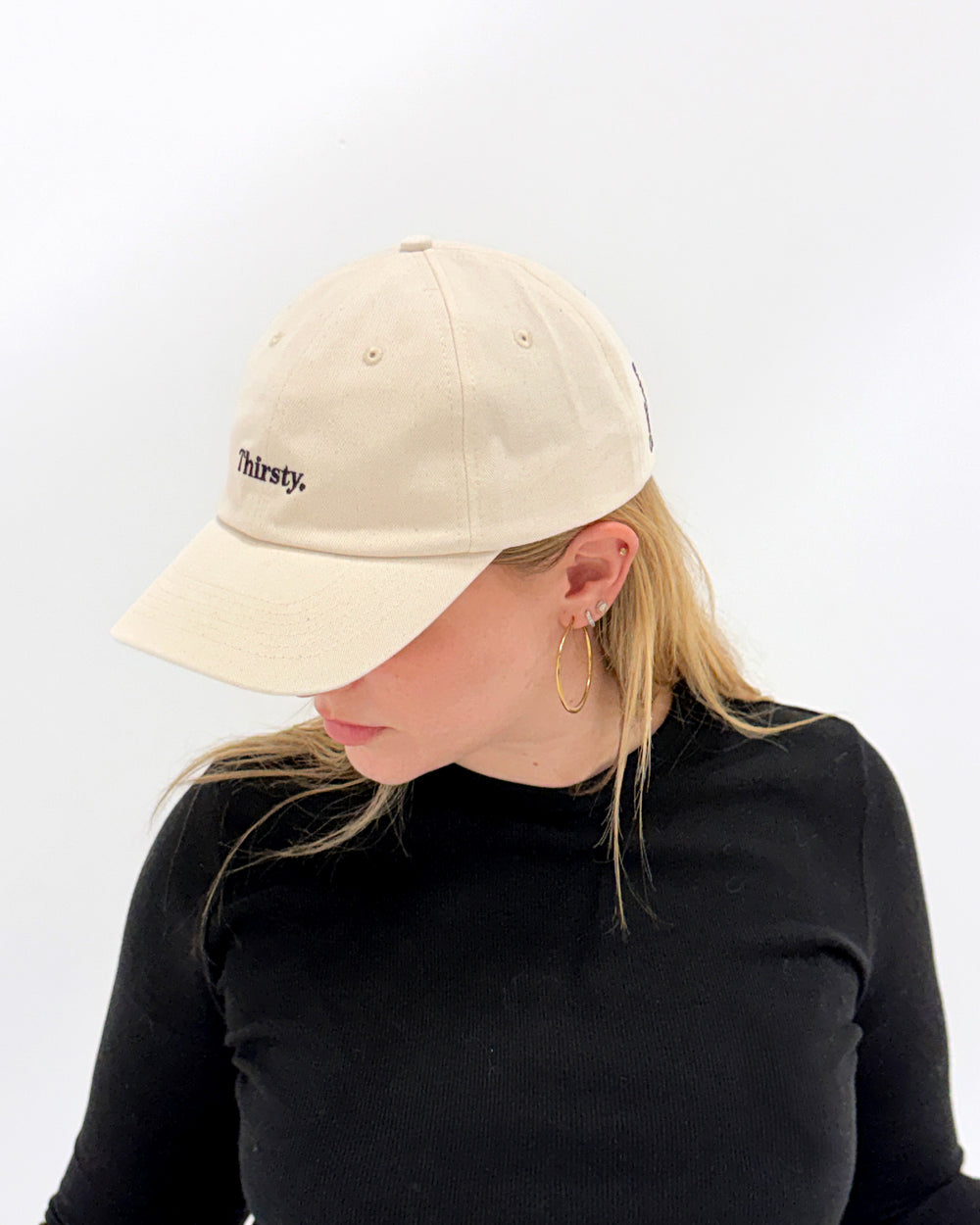 Cream Speckle Thirsty Cap