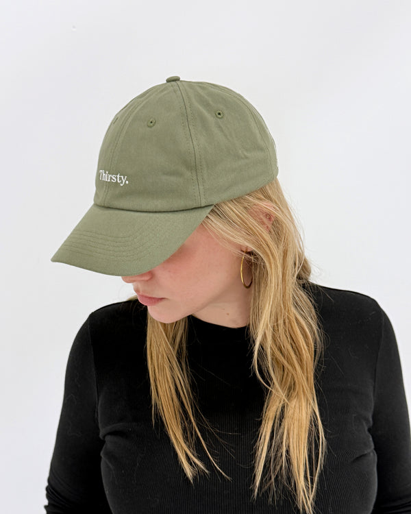 Khaki Green Thirsty Cap